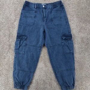 Free people high rise cargo platoon pants